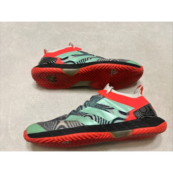 Adidas Adizero Men’s Shoes Size 10.5 Ubersonic 4 Optical Illusion Running Rare - Picture 6 of 8